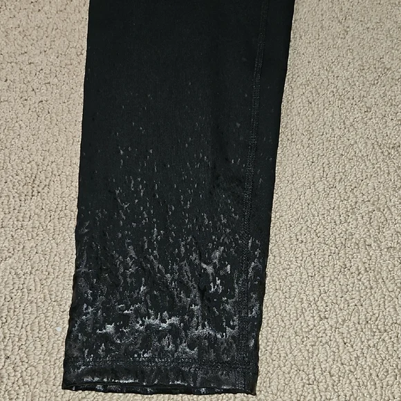 Z By Zobha Black Women's Paterned Leggings - Picture 2 of 10